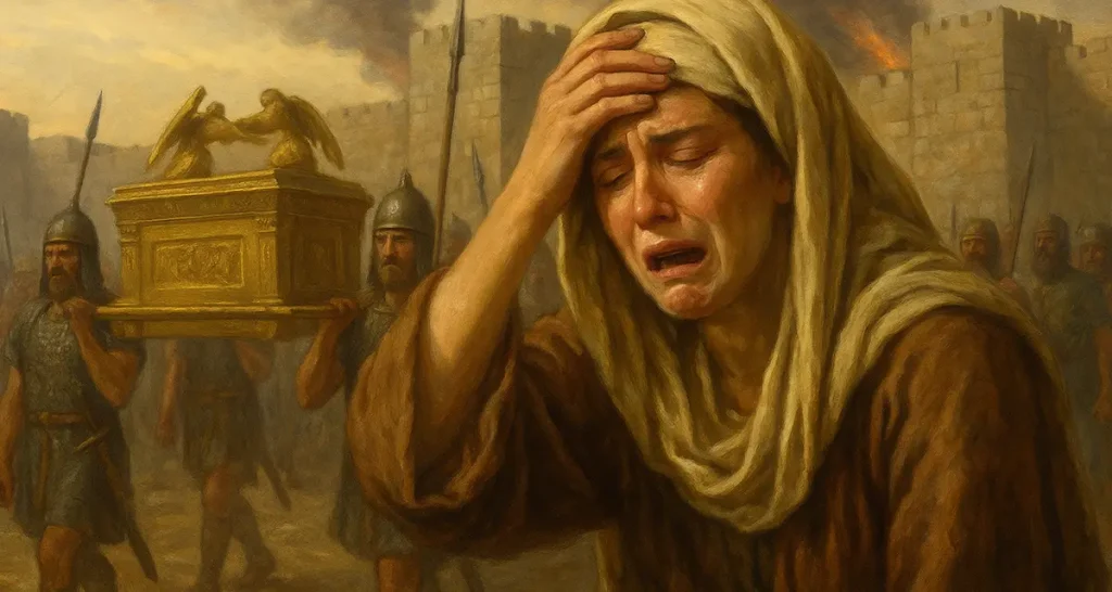 A woman crying because of grief