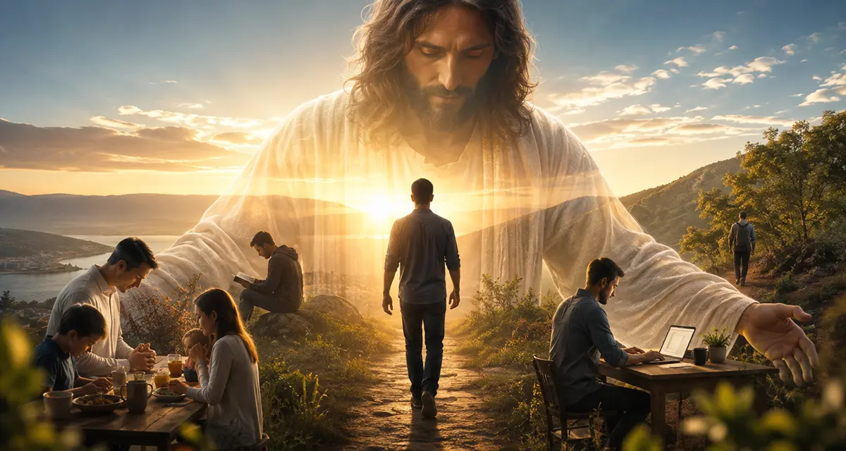 Life in Christ expressed through ordinary daily life, fellowship, work, Scripture, and walking with Jesus.