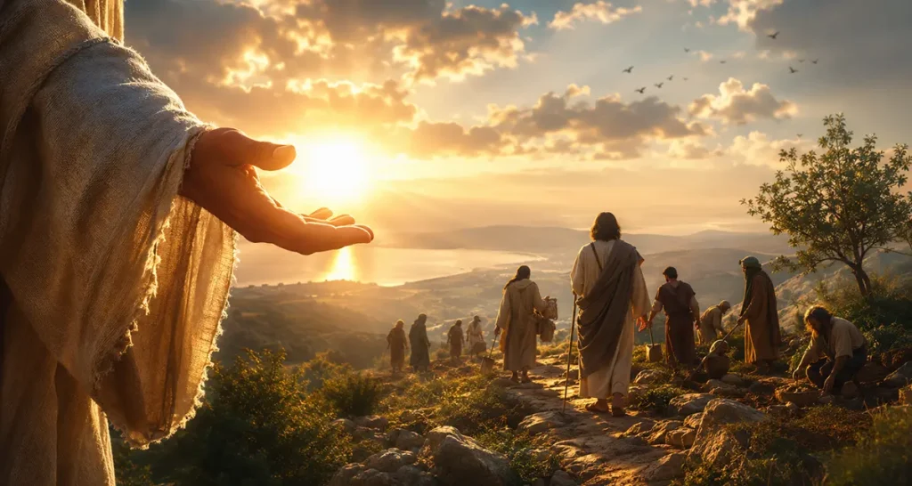 Participation With God — believers walking with Christ in shared purpose, reflecting humanity’s gracious invitation to participate in God’s work while depending entirely on Him.