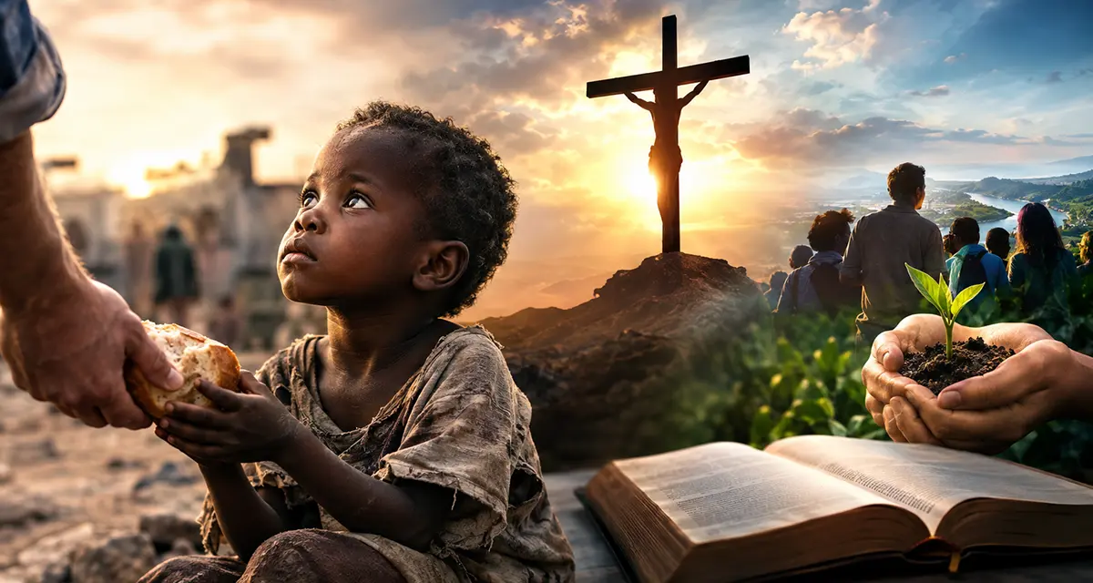Common grace amid human suffering, showing God’s provision, compassion for the needy, and the Christian call to respond with mercy and love.